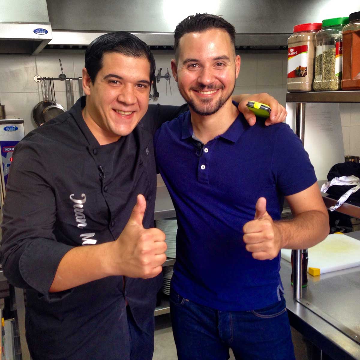 Chef Orielo y Juanma Master Chef. Canal Cocina