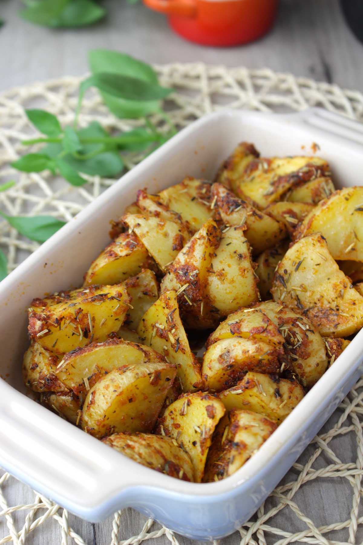 Patatas deluxe saludables  Patatas cajún al microondas - Recetas sin  lactosa - Orielo's Kitchen