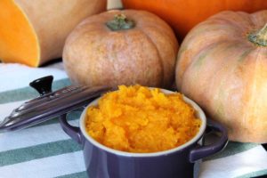 Puré de calabaza asada