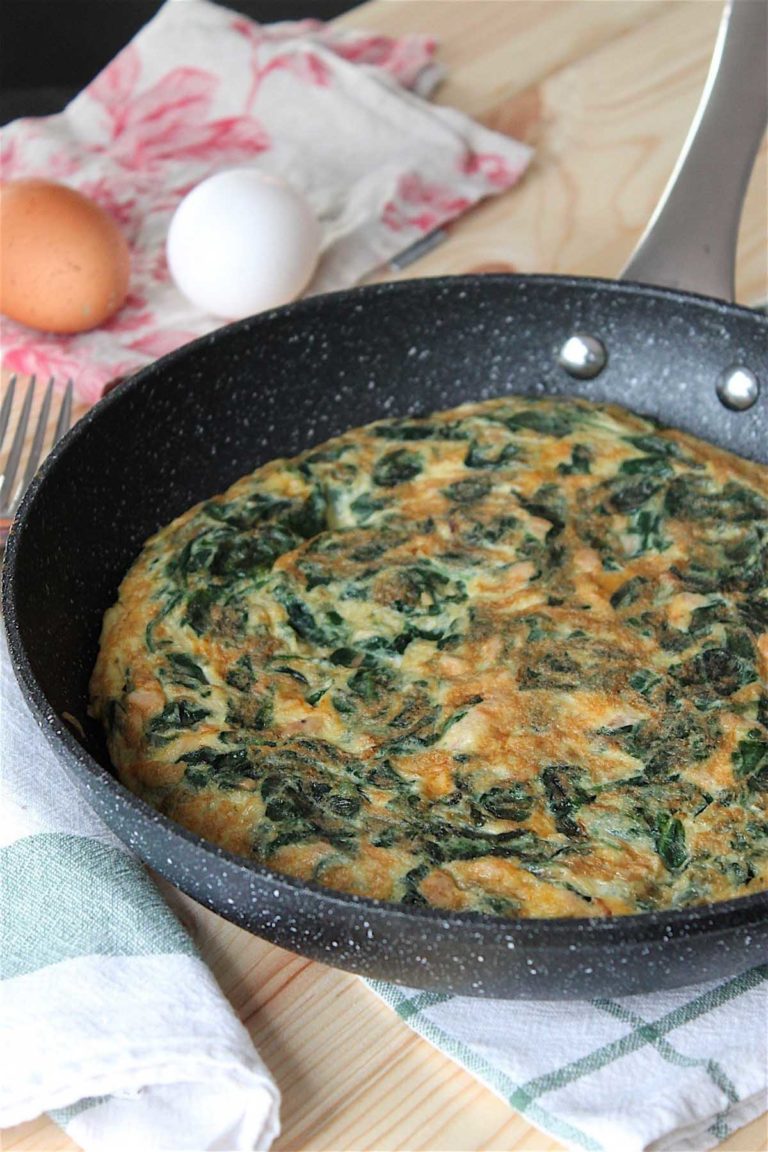Tortilla de espinacas con atún y queso sin lactosa Recetas sin