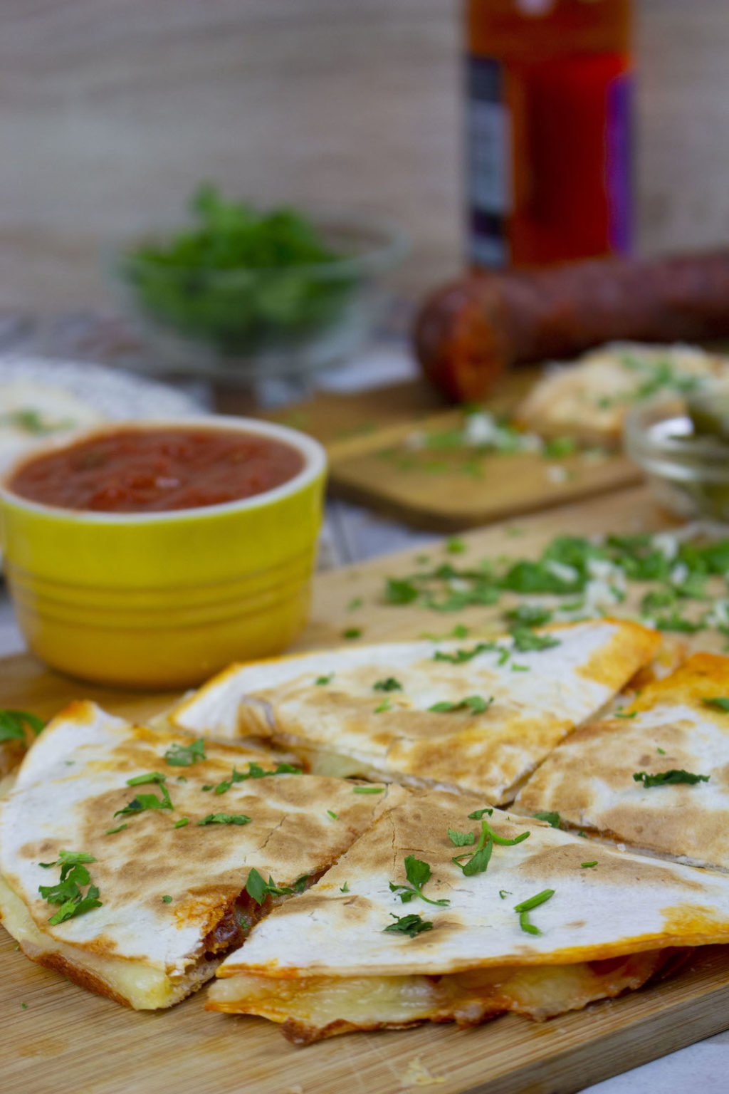 Quesadillas de chorizo y queso sin lactosa Recetas sin lactosa