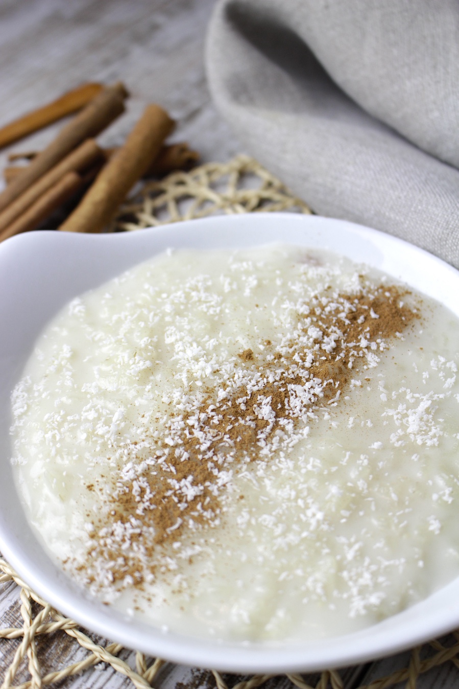 Arroz con leche de coco muy cremoso y sin lácteos Recetas sin